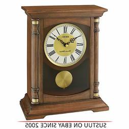 Seiko QXQ034B Table/Desk & Anniversary Standing Wooden Clock