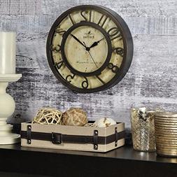 Raised Number Wall Clock - 8" Oil Rubbed BronzeDimensions: 2