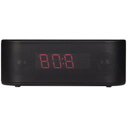 RCA RC345 Bluetooth Alarm Clock Radio Stereo System with Red
