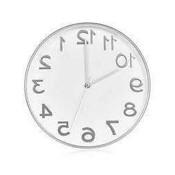 RCA RCWC20GW Wall Clock, 11.5" Round - Grey. Decorative Wall