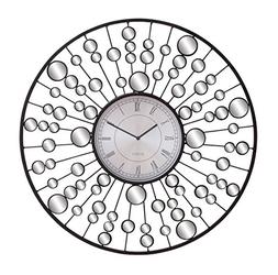 Retro Mirrored Star Burst Wall Clock