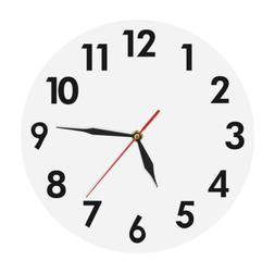 Reverse Anti Wall Clock Unusual Numbers Backwards Modern Wal