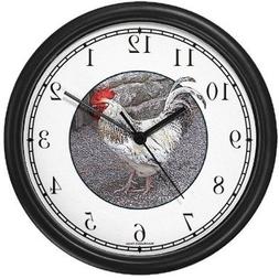 Rooster - 174-JP5 Wall Clock by WatchBuddy Timepieces 