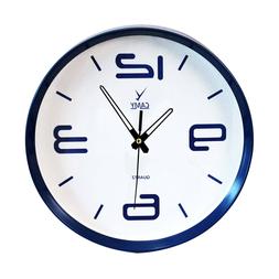 CAMY  Round Wall Clock Quality Quartz Battery Operated for H
