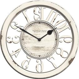 Rustic Antique Contour Wall Clock 10" by Firstime Manufactor