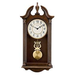 Bulova C1517 Saybrook Wall Clock, Brown Cherry