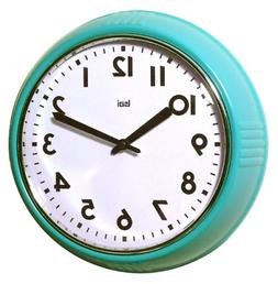BAI School Wall Clock, Turquoise
