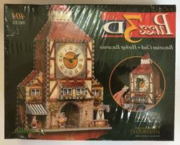 SEALED WREBBIT 3D Puzzle &ldquo;BAVARIAN CLOCK&rdquo; 404 Pc, Workin