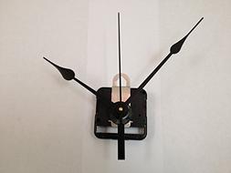 Seiko-SKP Quartz Clock Movement Kit with 5 1/4" Black Spade 