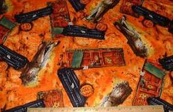- Caskets & Spooky Doors On Orange - Bthy