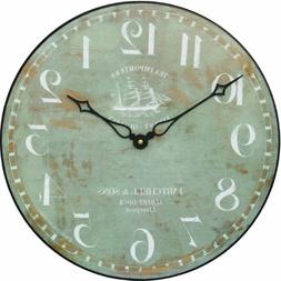 Roger Lascelles Ship Motif Wall Clock, Clipper- 14.2-Inch