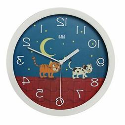 Silent Kids Wall Clock Non Ticking 12 inch Excellent Accurat