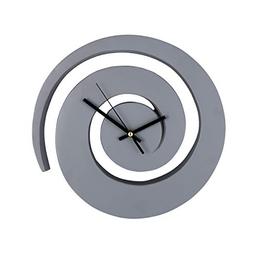 Manor 12-inch Wall Clock Decorative Vintage Spiral Silent No