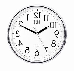 hito Silent Wall Clock Non Ticking Large Oversized Excellent