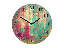 Silent Sweep Large Decorative Wall Clock 11.8 inches K10 Spa