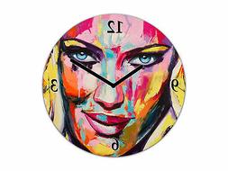 Silent Sweep Wall Clock for Home D&eacute;cor K13 A fantasy woman 