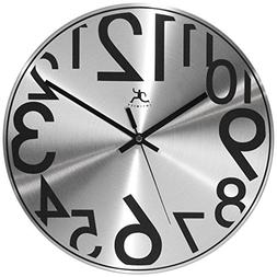 SILVER TWINKLE WALL CLOCK BY INFINITY