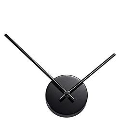 TiiM Simple Elegant Glossy Aluminum Wall Clock Black
