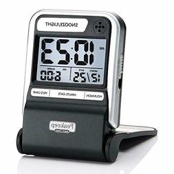 Small Digital Clock Travel Alarm Battery Operated Compact Wi