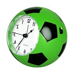 Silent Quartz Analog Non-ticking Bedside Alarm Clock With Ad