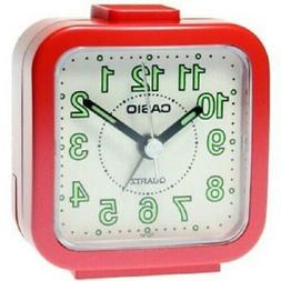 Casio Standard Traveller's Red Resin Table Clock TQ141-4D TQ