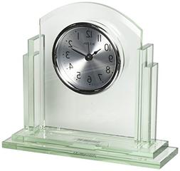 Bulova Statement Office Clock, Silver