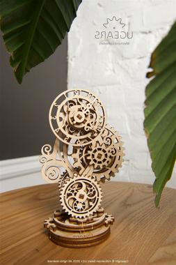 Ugears Steampunk Clock Mechanical Wooden Model KIT - 3D puzz