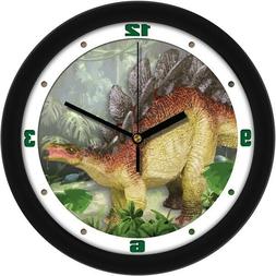 Stegosaurus Dinosaur Series 11.5" Kids Room Wall Clock by Su