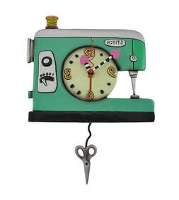 Allen Designs Stitch Sewing Machine Clock
