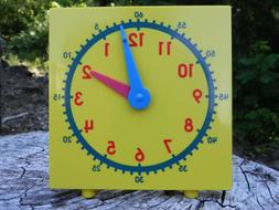 Student Clock Teaching Time New Homeschool Classroom Teacher