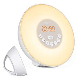 instecho Sunrise Alarm Clock, Digital Clock, Wake Up Light w