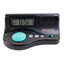 Talking Curve Alarm Clock for Elderly, Impaired Vision & Kid