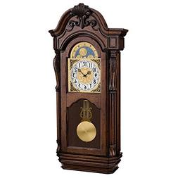Bulova C1515 Tamlen Chiming Wall Clock, 28.5", Dark Cherry B