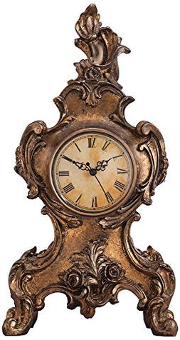 Kensington Hill Taryn Vintage Style 16 1/4" High Table Clock