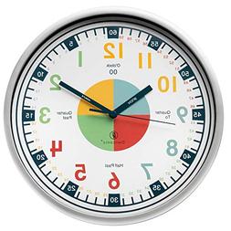 Teaching Clock with Silent Movement | Educational Clock that