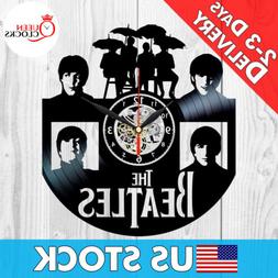 The Beatles Music Vinyl Record Wall Clock Fans Collection Gi