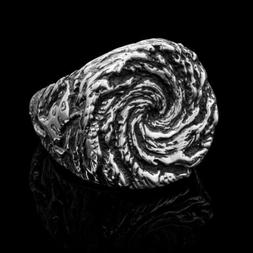 And Colours The Eye Stainless Steel Ring Mens Tornado Hurric
