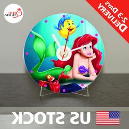 The Little Mermaid Disney Gift CD Clock - Gift for Kids, Gir