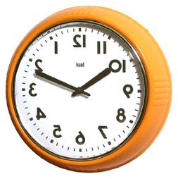 Bai Design 8.3" Too Cool for School Retro Modern Wall Clock