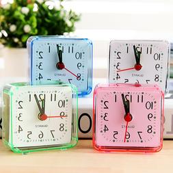 Travel Quartz Bedside Desk Beep Alarm Clock Battery Operated