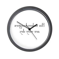 CafePress Turkey Burgers Unique Decorative 10" Wall Clock