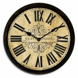 Tuscan Villa Wall Clock For Home Decoration Handmade Silent 