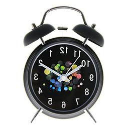 Twin Bell Alarm Clock,Drillpro 4"Bedside Loud Alarm Clock-Ol