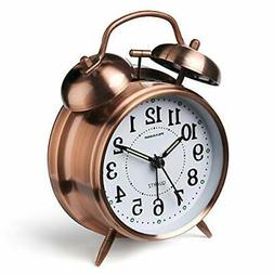Peakeep 4" Twin Bell Alarm Clock 