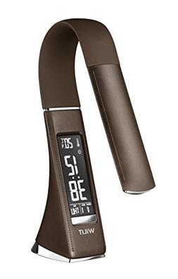 WILIT U2 Dimmable LED Desk Lamp with Alarm Clock, Office Lam