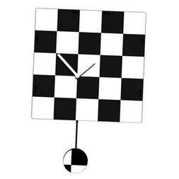 Unique Grid Wooden Wall Clock for Bedroom Living Room Office