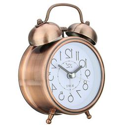 US Bedroom Snooze Alarm Clock Living Room Bedside Vintage Ro