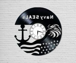 US Pride Navy seals army men retirement gift for him wall ar