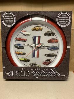 Vintage Garage Clock Country Kitchen Wall Mount Ford Mustang