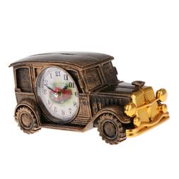 Vintage Home Watch Car Truck Style Alarm Clock Beside Table 
